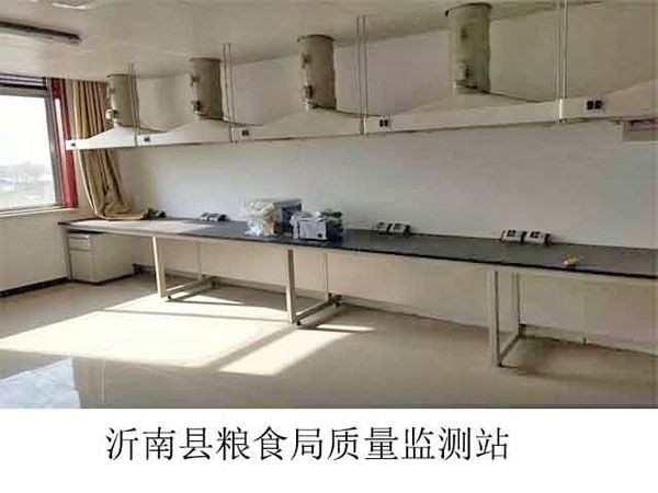 沂南縣糧食質(zhì)量監(jiān)測站實驗臺、通風(fēng)柜、通風(fēng)系統(tǒng)等實驗室家具安裝現(xiàn)場716.jpg